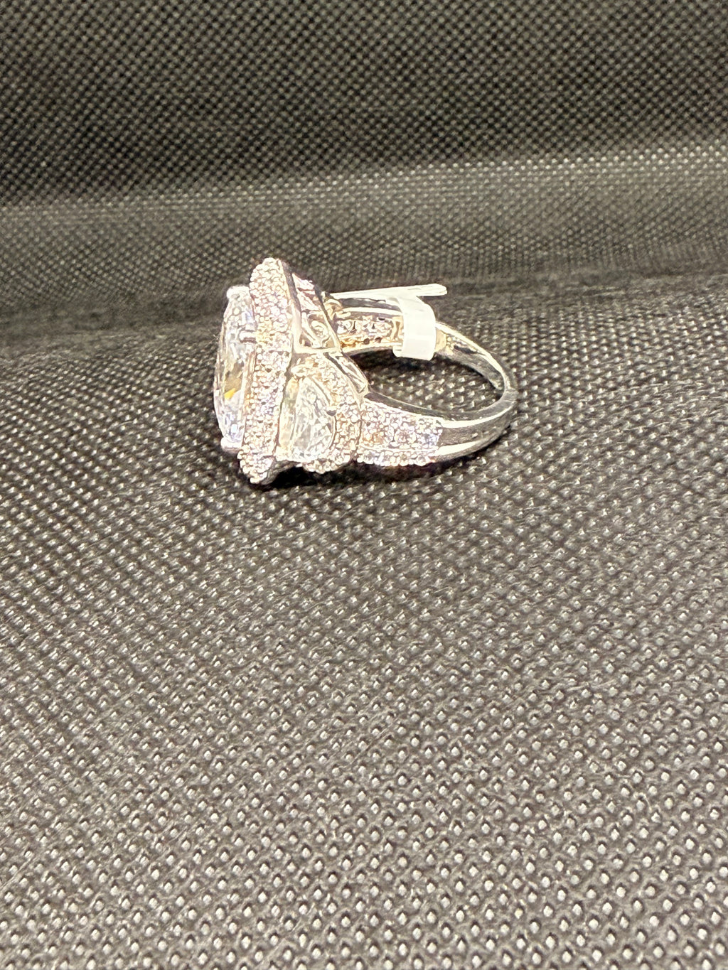 Charles Winston Bella Luce Radiant CZ Double Halo Ring | 925 Silver | Size 8 | NWT