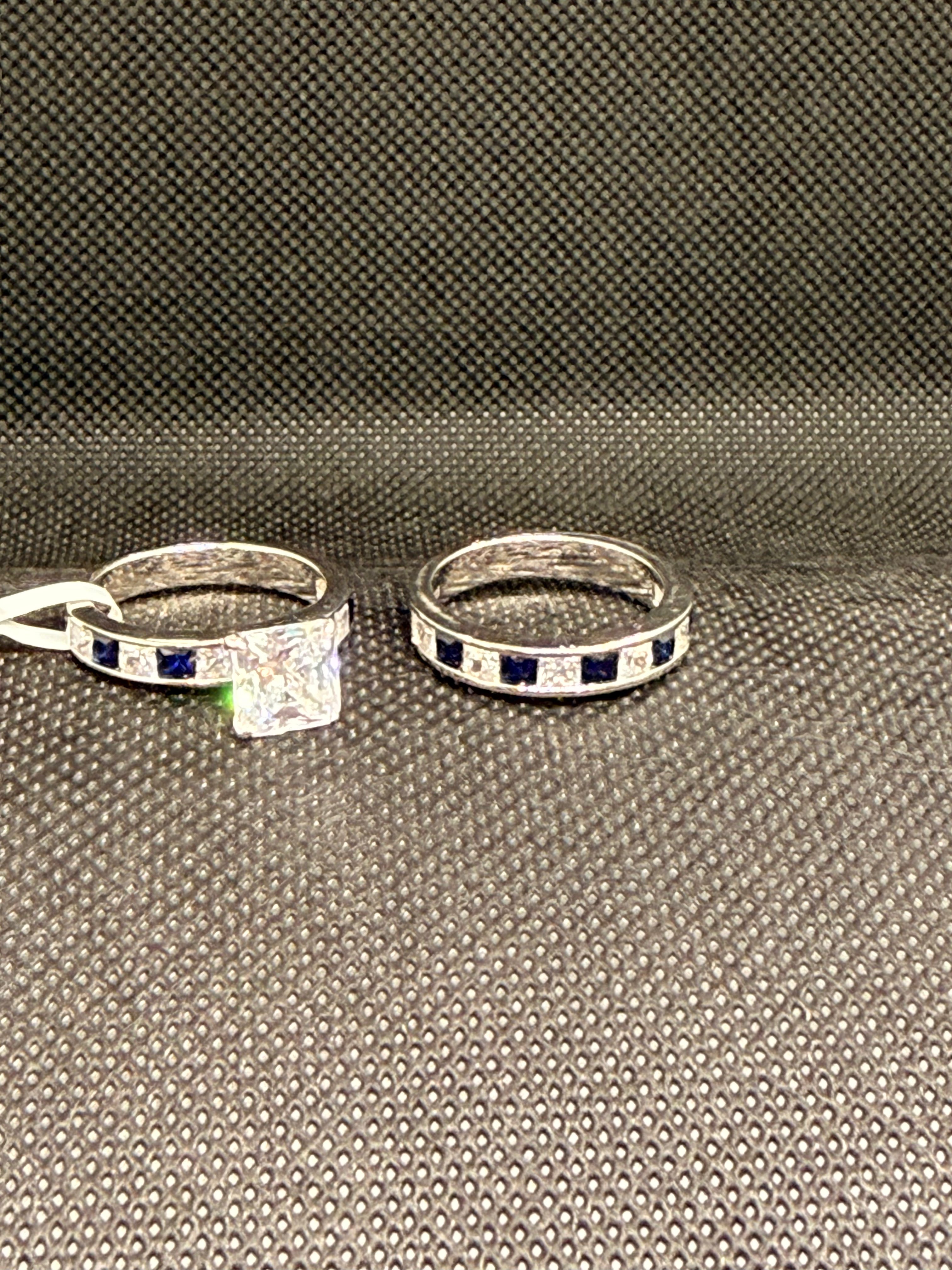 Charles Winston Bella Luce 6.38 CTW Scintillant CZ Bridal Ring Set | 925 Silver | Size 8 | NWT