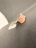 Bella Luce Eterno Pink White CZ Rose Gold Sterling Silver Ring Size 8 NWT